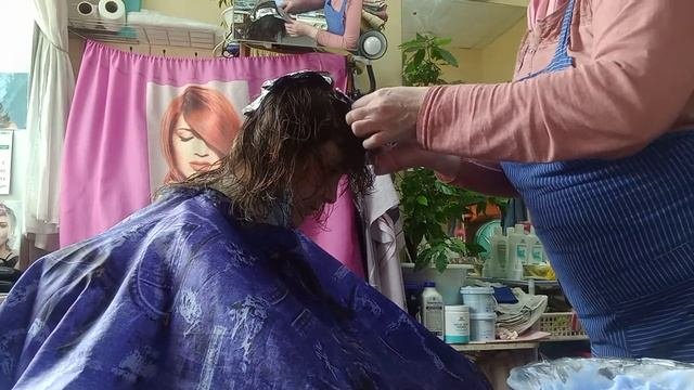 Делаю Мелирование фольгой.