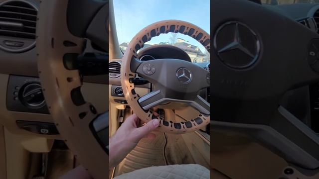 Mercedes Bens W164 Чехол Оплётка на руль Умелый Русский