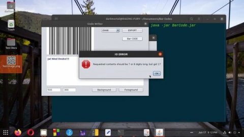Bar Code editor & reader in Java-SE 8 using swing designer