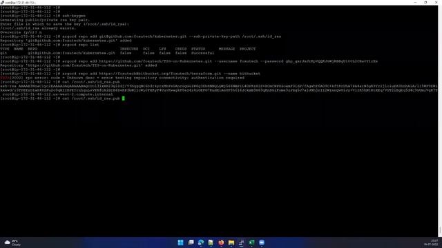 Manage Argo CD Repositories and Applications using Argo CD CLI