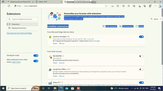 Helium not running after clicking on accounts on portal?