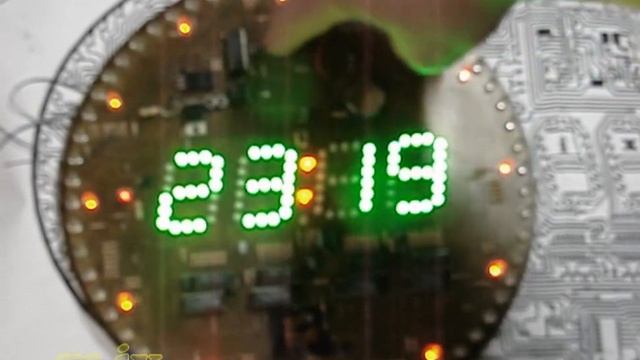 around digit led clock 60 led 160 Led wall clock