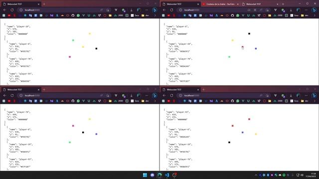 Websocket Test for a multiplayer mode on Island-Generation