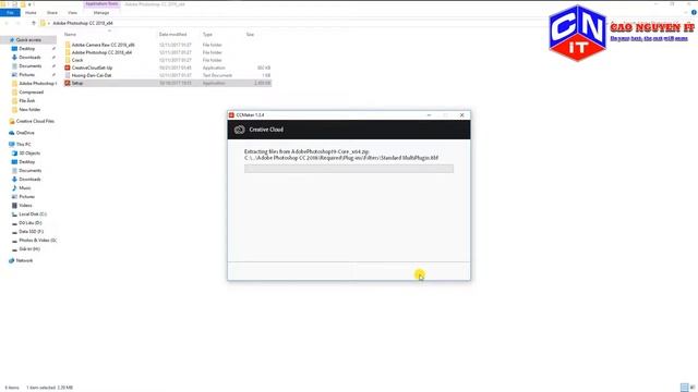 Hướng Dẫn Cài Photoshop CC 2018 | CaoNguyenIT Channel