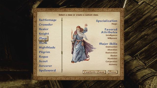 Oblivion episode-1 Character creation