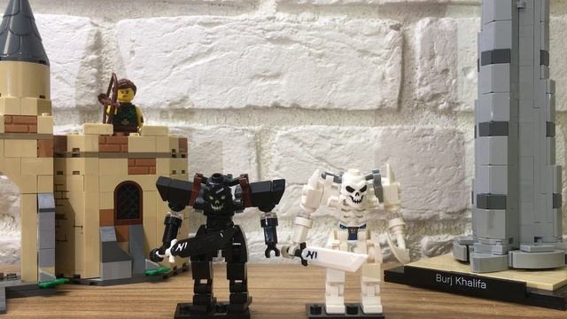 Обзор моей армии скелетов из Lego