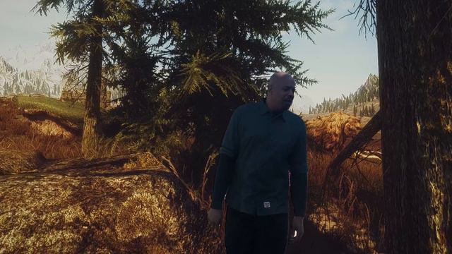 real lamar roasts real franklin in skyrim