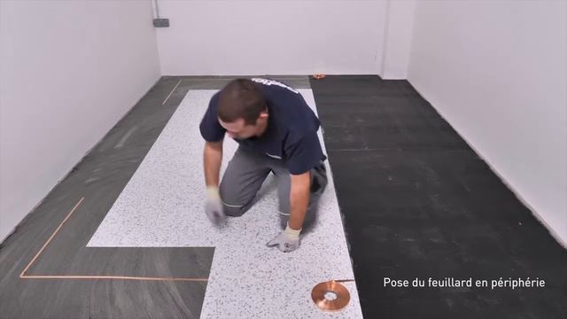 Mipolam Technic EL5 - Tuto de pose collée dalles conductrices