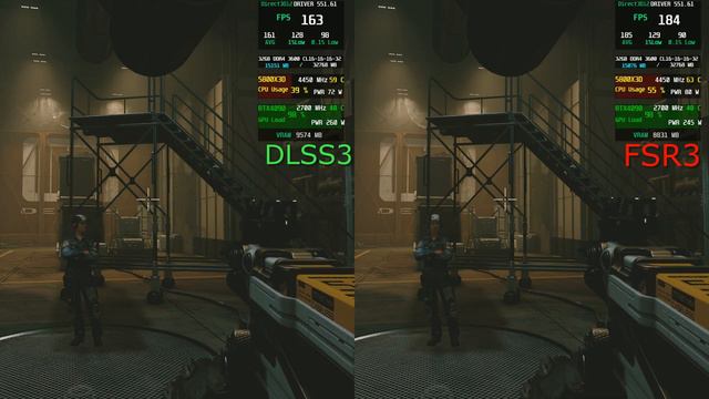Starfield | DLSS 3 vs FSR 3 | RTX 4090 - R7 5800X3D