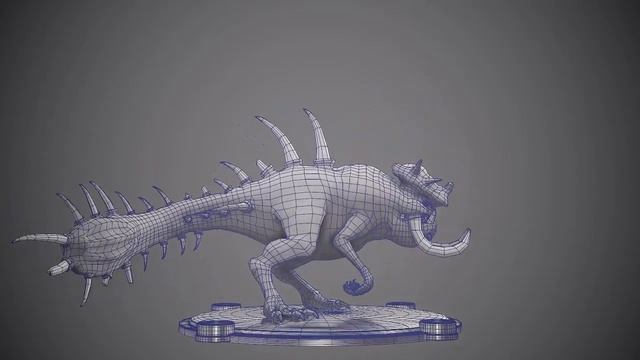 Animation Showcase Test Wireframe