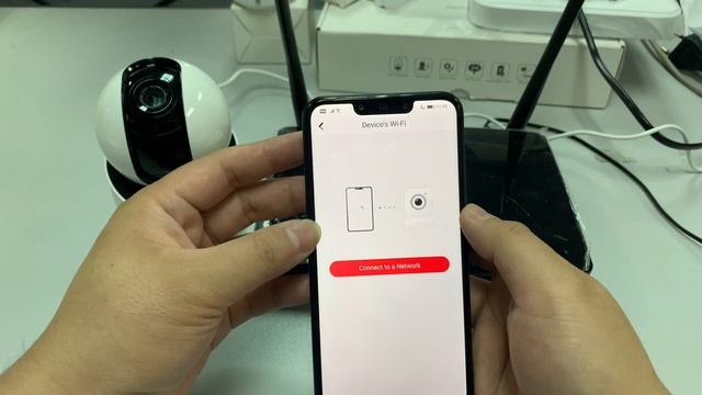 Hik Vision PT Camera DS-2CV2Q21FD-IW: How To WiFi Setup + Hik-Connect, By Only Using Phone.
