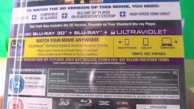 Pacific Rim - Limited Edition Robot Pack 3D Blu-Ray unboxing