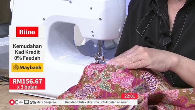 RIINO SEWING MACHINE RAPID PRO S5 / TV9 / P3928 / 03 JULY 2019
