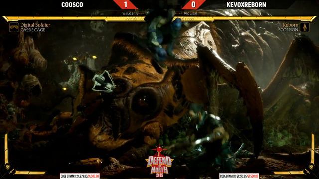 [Mortal Kombat 11] Top 8 Finals - Coosco vs Kevoxreborn - Defend the North 2019