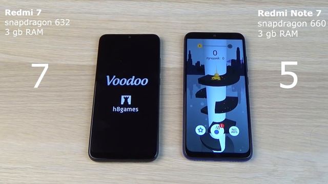 REDMI 7 VS REDMI NOTE 7 - КТО БЫСТРЕЕ? ТЕСТ СКОРОСТИ! Speed Test
