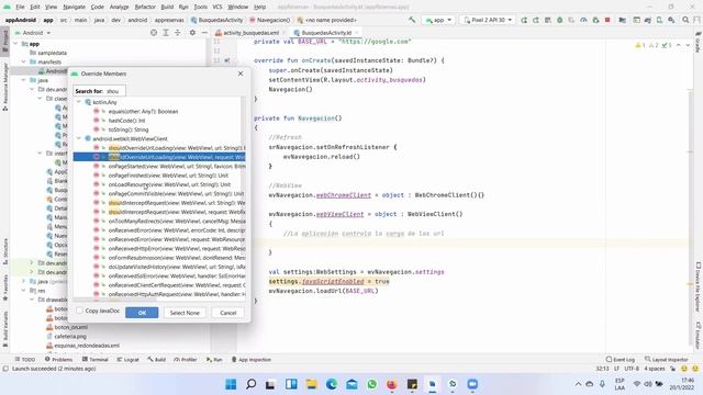 Navegacion web enbebida (kotlin)