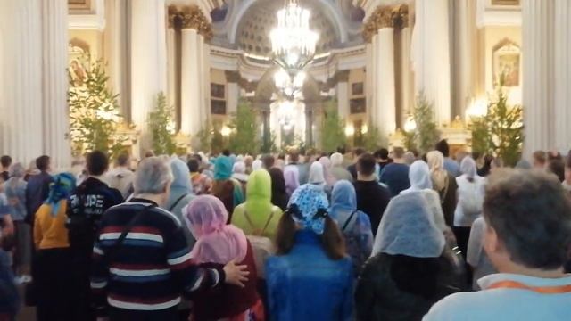 Храм Александра Невского, Петроград, праздник Троица, 12 июня.