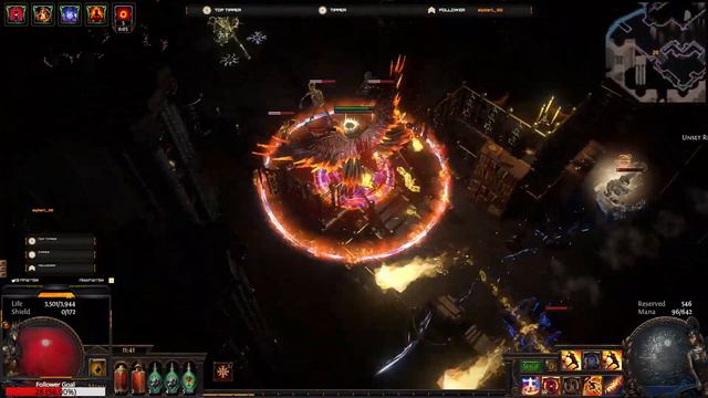 Path of Exile - RF Chieftain Flaming Roomba