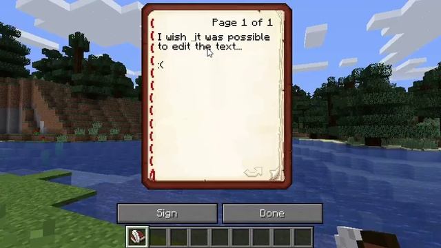 Minecraft Java 1.14 : Les livres éditables