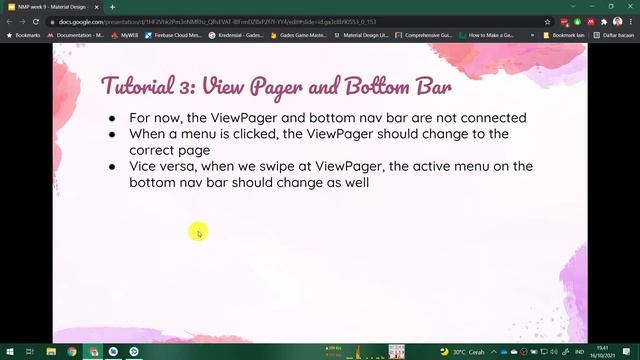 NMP 9-4: Bottom Navigation Bar
