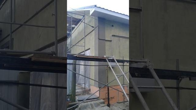 Утепление дома плюс дек.штукатурка за месяц, 2 часть.
