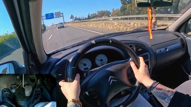 Citroen Xsara VTR HDi 90 CV | POV DRIVE + PEDALS VIEW | Trafico Dia 42