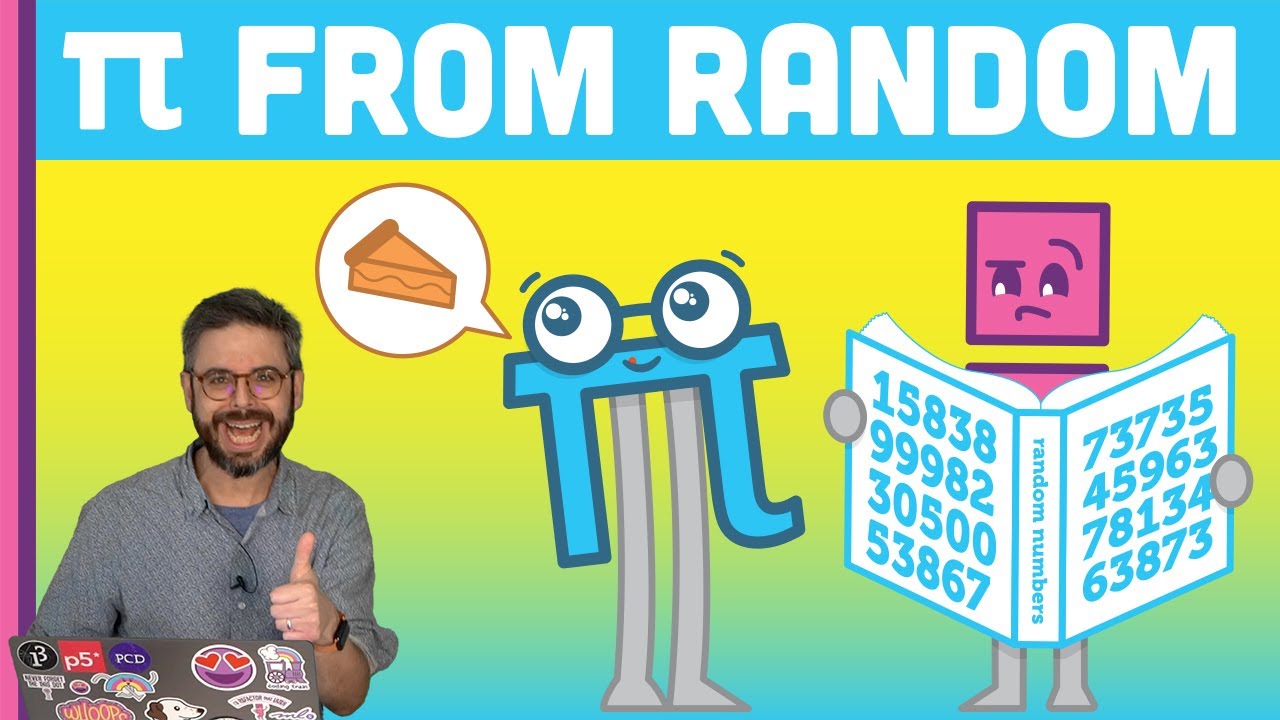 Coding Challenge 161: Estimating π from Random Numbers with Euclid's Algorithm