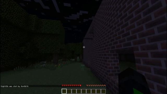 Minecraft:флайт против лис 45,битва 1на1с модом-Call to Battle 2.(успей построить за 25 минут)