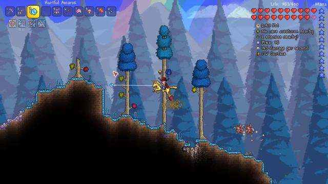 Terraria 1.3 Lets Play - BITTEN BY  HORSE [18] (Terraria PC playthrough)