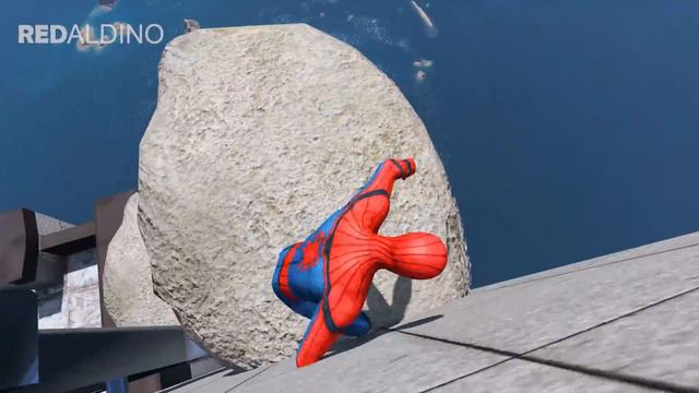 GTA 5 COFFIN DANCE COMPILATION! SPIDERMAN vs GREEN GOBLIN FUNNY FAILS Ep.22