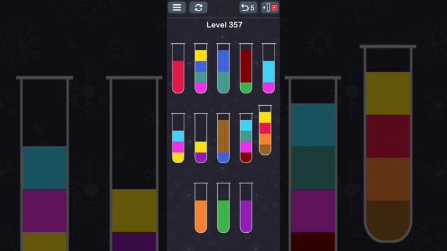 Water Sort Puzzle Level 357  Water Sort Game watersort watersortgame watersortpuzzlesolution