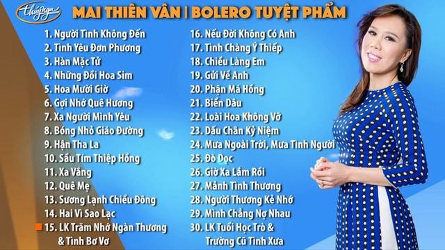 Mai Thiên Vân  Tuyển Tập 30 Tuyệt Phẩm Bolero  Nhạc Vàng Hay Nhất Vol 1