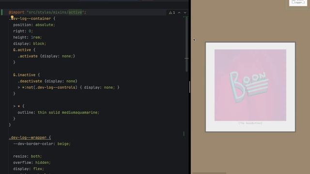 Building Boon.Land | devlog 04-04 | Refactor: extracting a SASS mixin