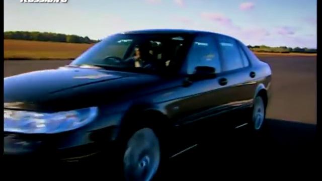 Saab 9-5 aero на topgear на русском