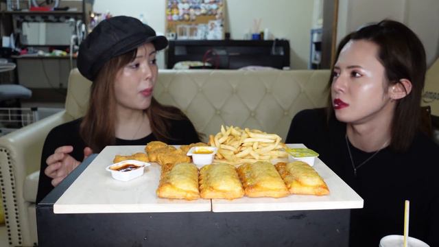 マブとベーコンポテトパイ爆食いしたんだけど結局下ネタ【大食い/モッパン】