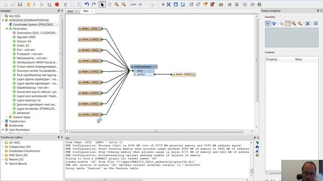 Microstation DGN til SOSI konvertering med FME