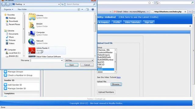 Group Excel Upload