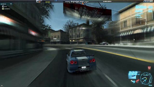 Kempton Docks - Clase A - R34 Z-tune Nismo vs GTR R35 - NFS World - Spark Server