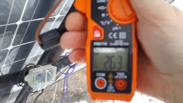 Выработка СЭС в первый день после снегопада