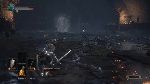 Dark Souls III Хранители Бездны SL9 без прокачки(соло) _ Abyss Watchers Without Leveling Up  SOLO