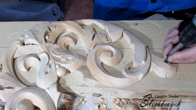 Видеоурок.Резьба по дереву. woodcarver. episode №2