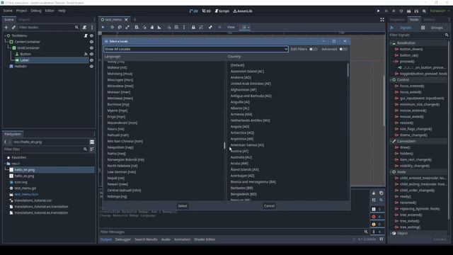 Tutorial_ Localization_Translation in Godot is so easy 1K