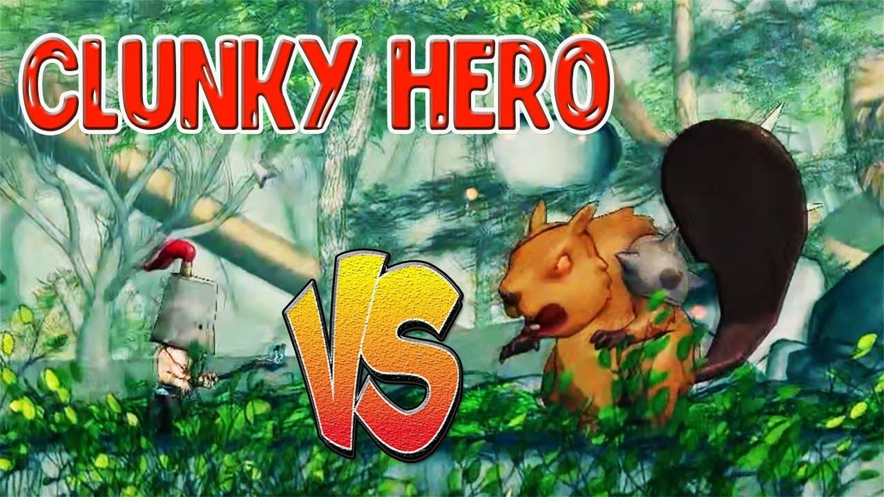 Clunky Hero - Первый БОСС! Злобный БОБЕР! Прохождение # 4