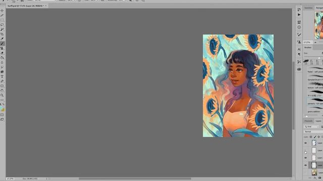 Helianthus // Photoshop Process