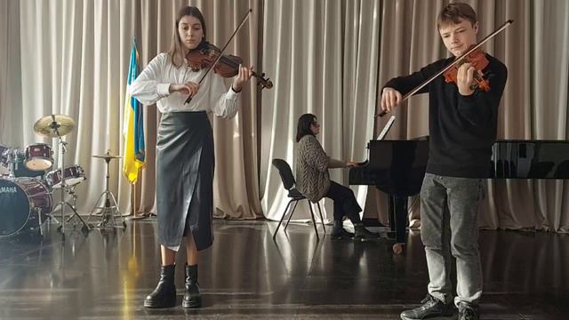 Кухар Катерина, Дадак Арсен.    Буська МШ.      А.Вівальді "Концерт" ля мінор для двох  скрипок.
