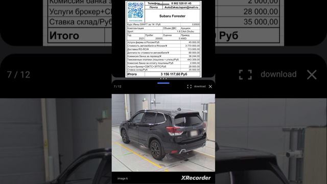 Автомобильные аукционы Японии обзор цен Subaru Forester