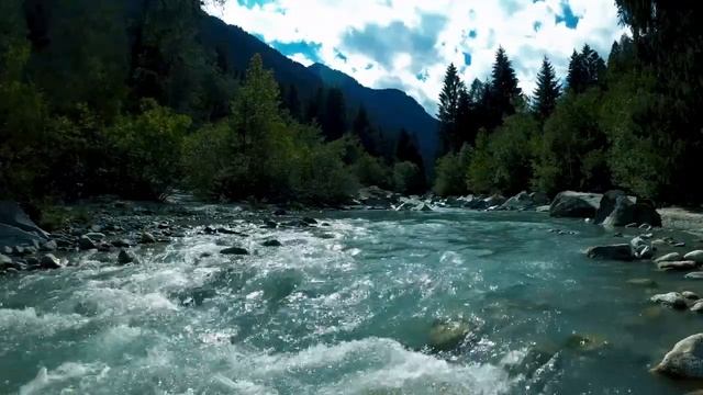 Расслабляющий  Звук Горной Реки для Релаксации.