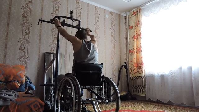 Укрепляю хват пальцев. Шейник \ Quadriplegic C5 Training Grip
