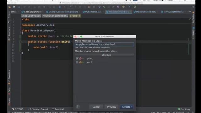 線上讀書會 - sam 主講 phpstorm 重構使用技巧