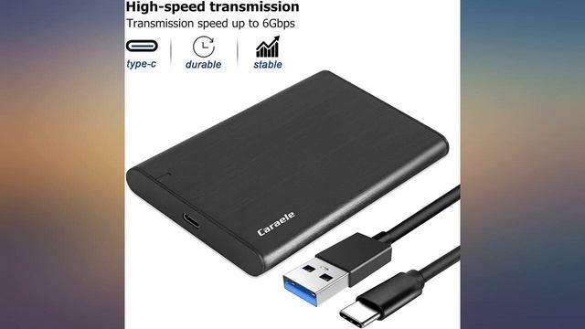 Caraele 500GB Portable External Hard Drive USB-C USB 3.1 Mobile Ultrafast HDD revieww